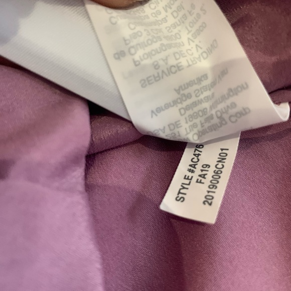 I.Crew wool herringbone skirt -size 4 -purple - Picture 5 of 5